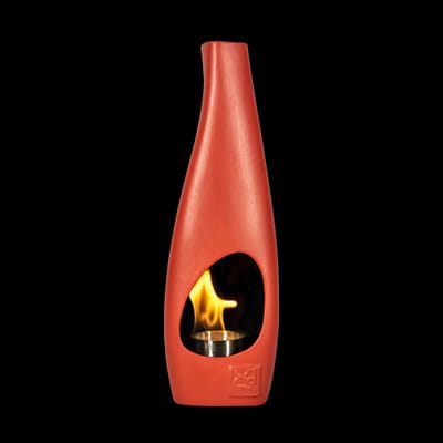 DINAMICA MIGNON (Base Charlotte esclusa), biocamino di design Corneli Hot Design