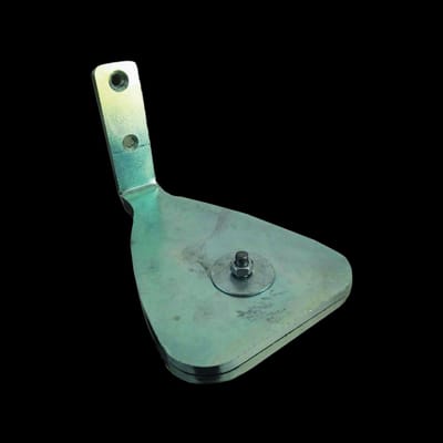 PIASTRA ACCIAIO INOX FISSAGGIO A PARETE, altra vista